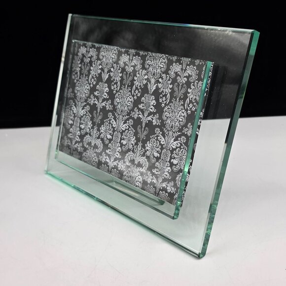 All Glass Picture Photo Frame Easel Back 7x5" - Picture 4 of 10